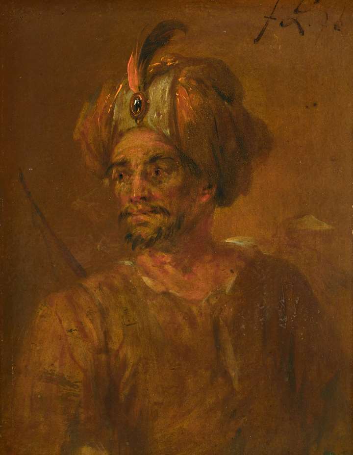 Study of a Turkish Archer, Bust-Length